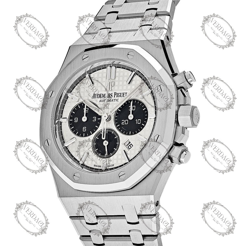 AUDEMARS PIGUET ROYAL OAK CHRONOGRAPH 41MM WHITE DIAL