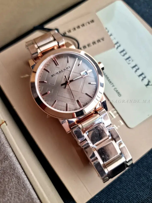 Burberry Bu9135 Rose Gold-Tone