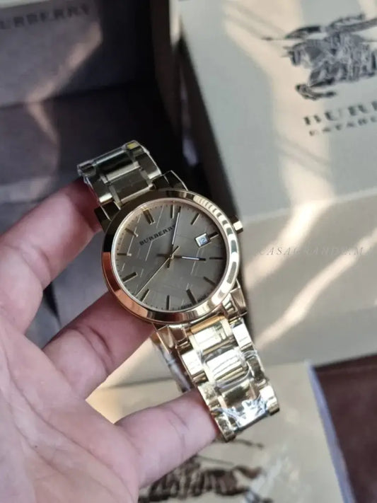 Burberry Femme Bu9033 Gold
