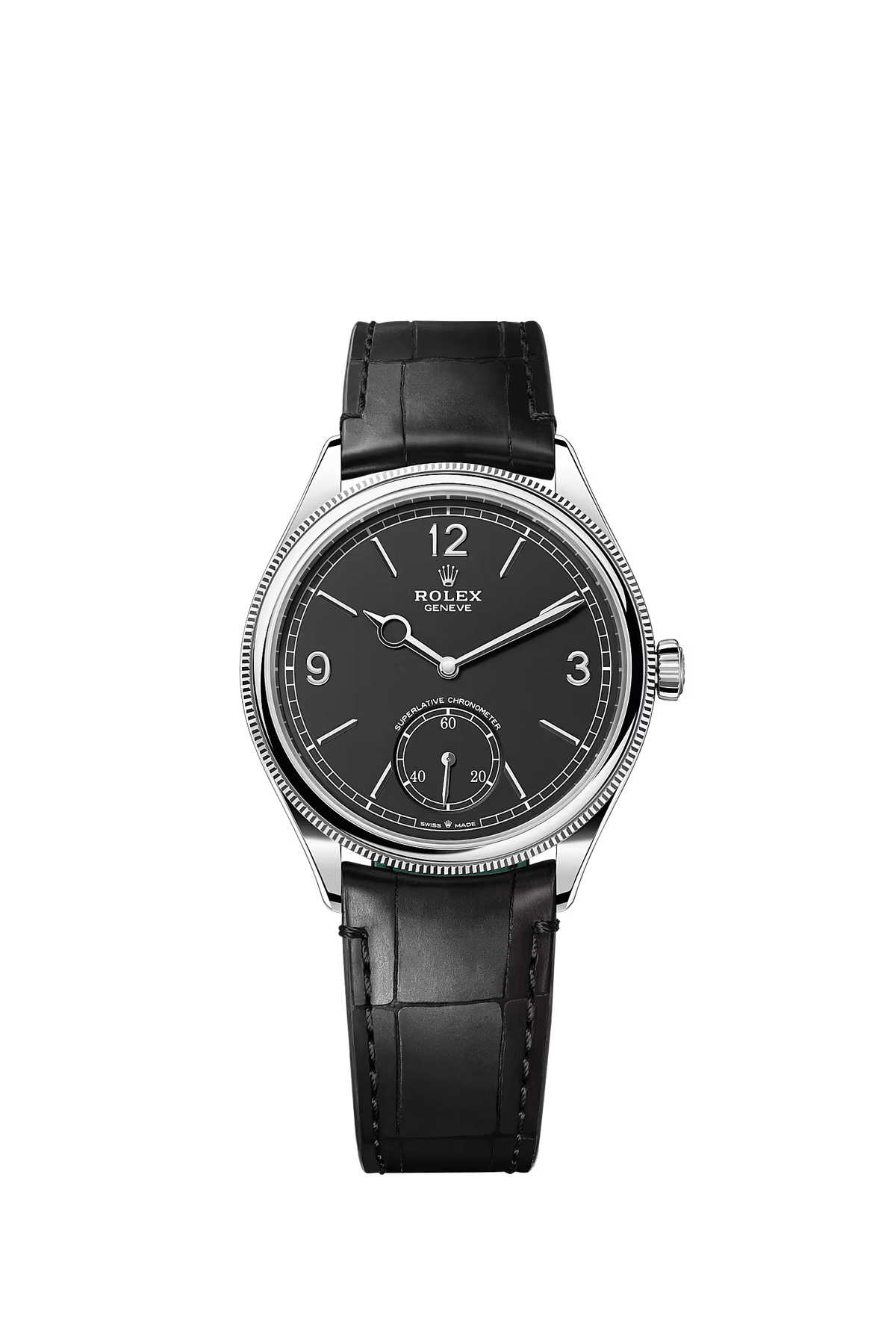 ROLEX PERPETUEL 1908 39 MM ACIER FOND NOIR