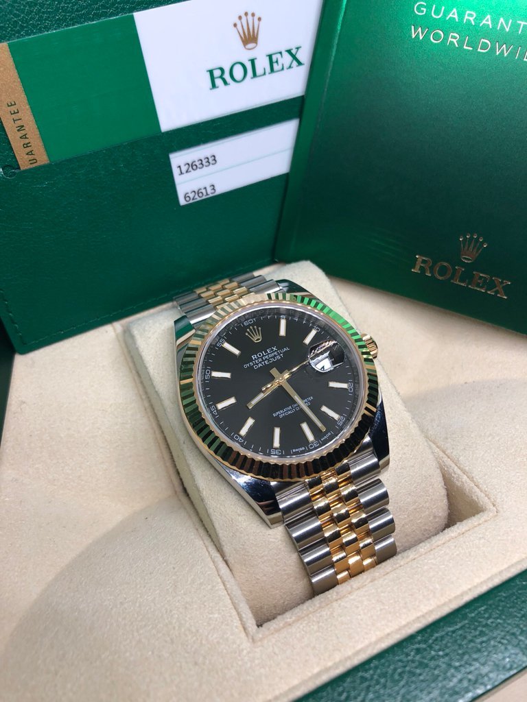 DATEJUST 126333-0014 FOND NOIR JUBILÉE 41 MM