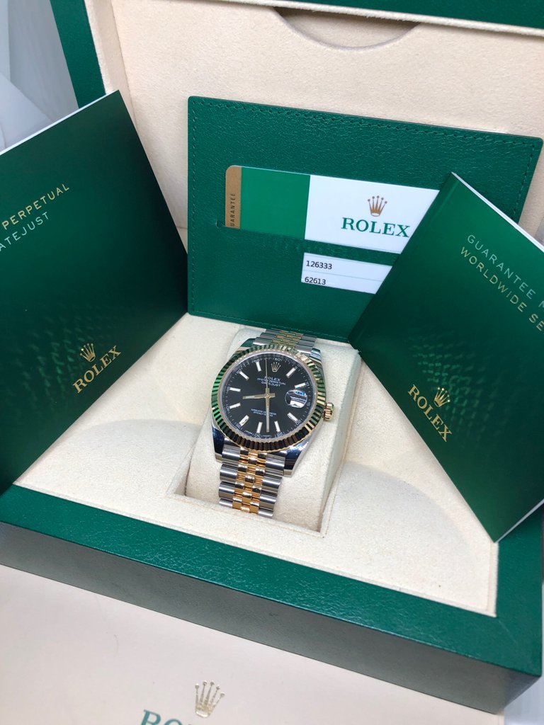 DATEJUST 126333-0014 FOND NOIR JUBILÉE 41 MM