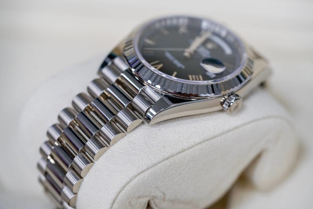 DAYDATE 40 BLEU POUR HOMME