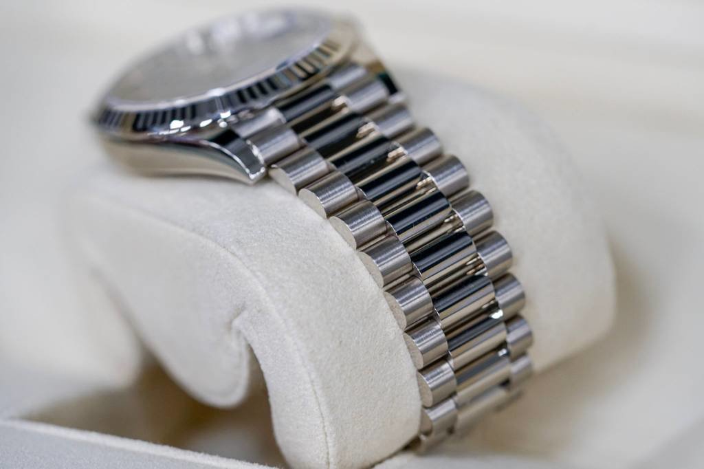DAYDATE 40 BLEU POUR HOMME
