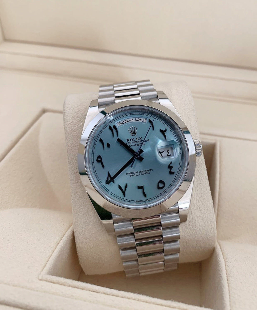 DAYDATE 228206 BLEU GLACE 40 MM