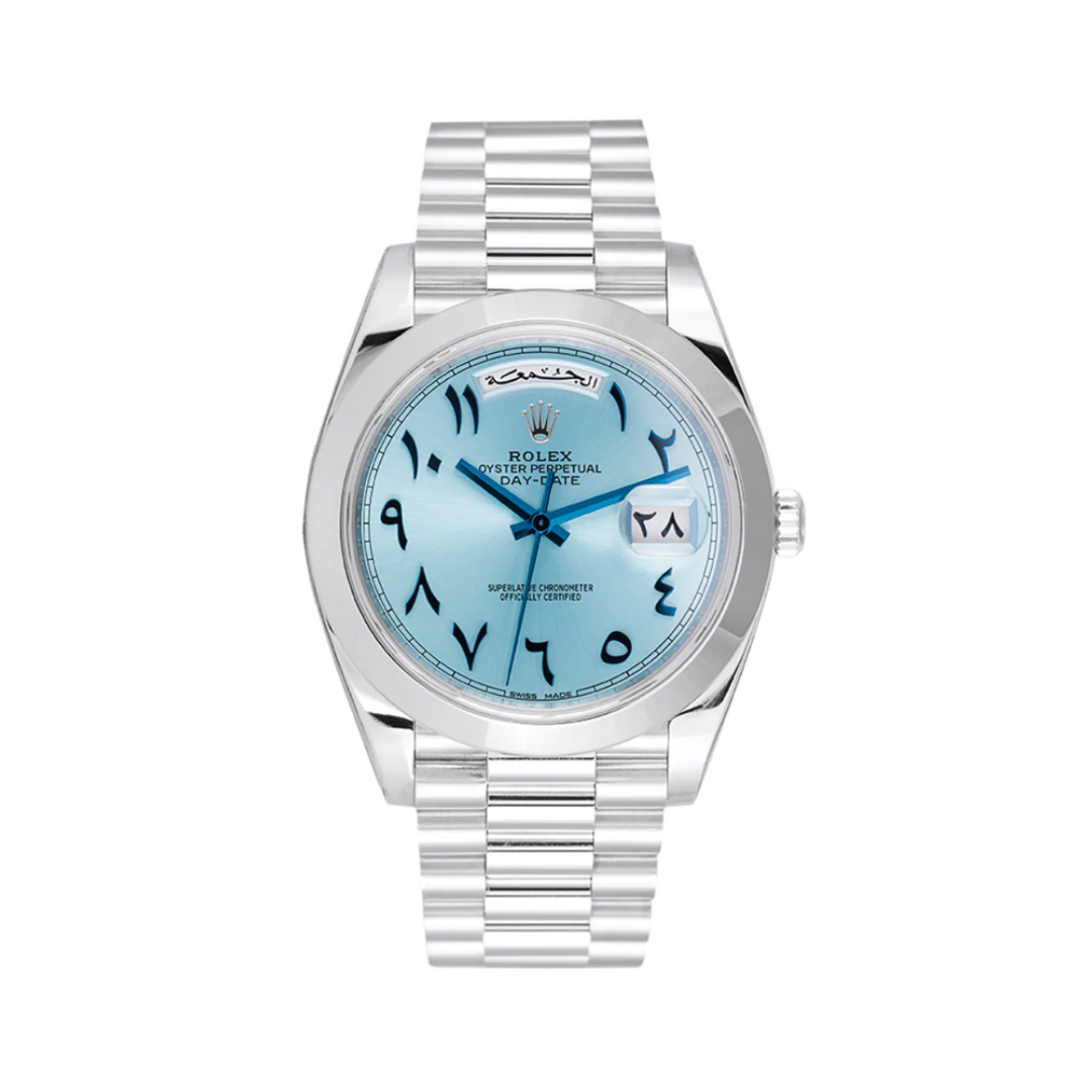 DAYDATE 228206 BLEU GLACE 40 MM