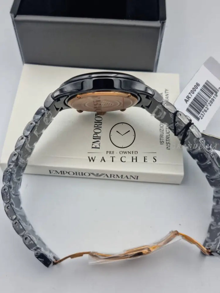 Emporio Armani Giovanni Analog Black Dial Men's Watch-AR70006