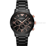 Emporio Armani Giovanni Analog Black Dial Men's Watch-AR70006