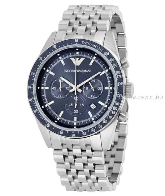 Emporio Armani Sportivo Chronograph Blue Dial Men's Watch AR6072