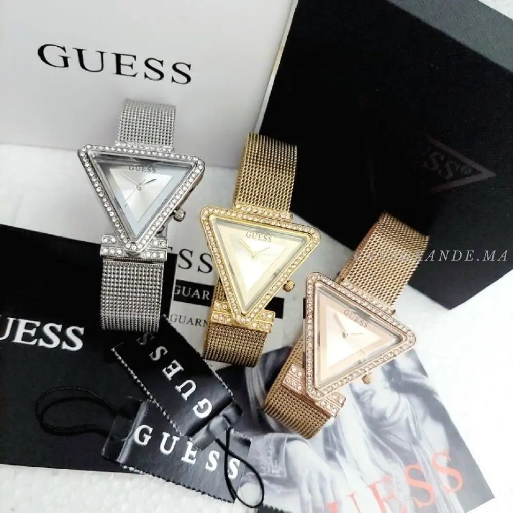 GUESS Ladies Triangle Rose gold