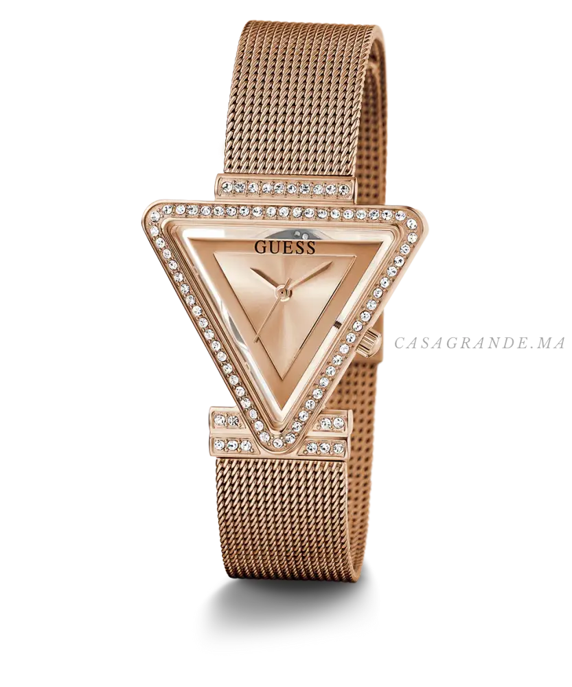 GUESS Ladies Triangle Rose gold