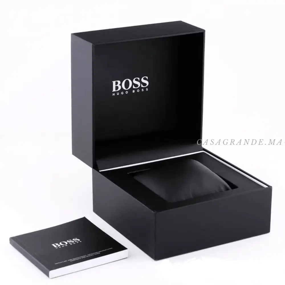 Hugo Boss Globetrotter Black Dial Men's Watch 1513824