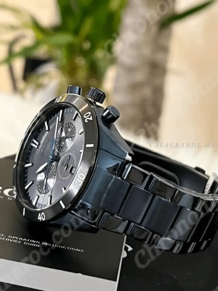 Hugo Boss Men’s Quartz Stainless Steel Grey Dial 44mm Watch 1513865