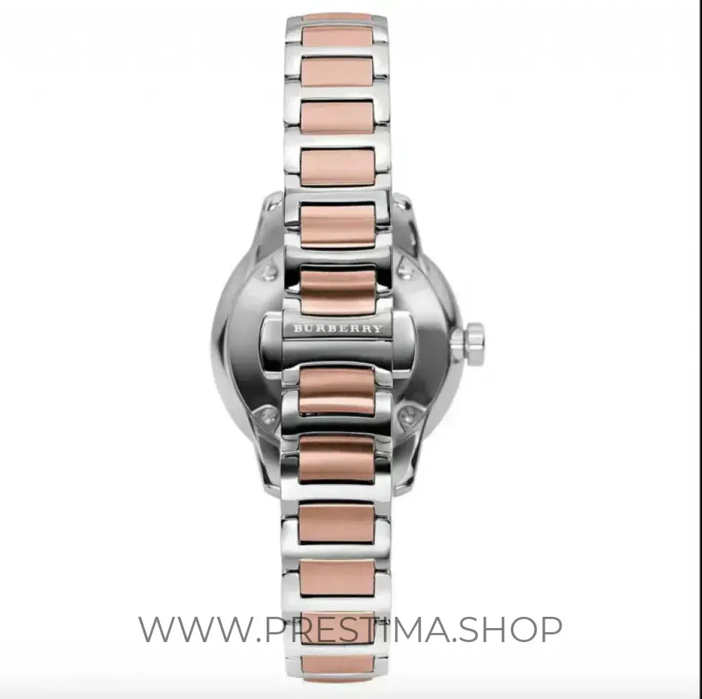 Montre Burberry Ladies Watch Swiss Classic Two Tone
Pour Femme, BU10117
