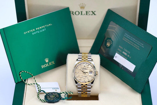 Datejust 36 mm Gold Palm 126233 Modèle 2021