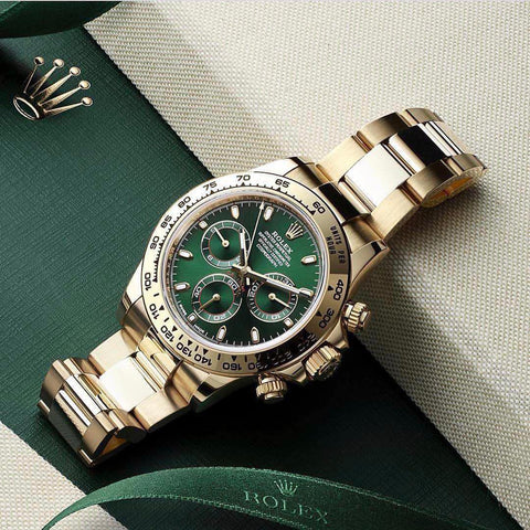 MONTRE HOMME DAYTONA COSMOGRAPHE FOND VERT 116508-0013