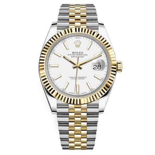 DATEJUST 126333 FOND BLANC JUBILÉE 41 MM