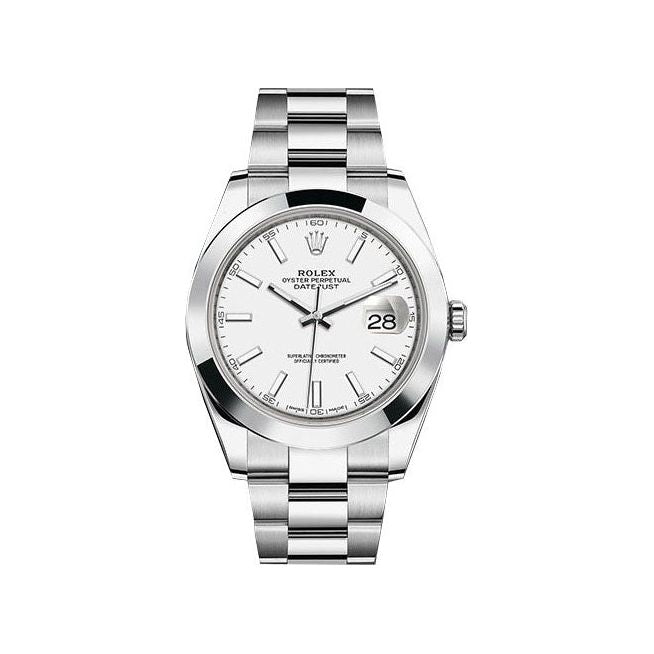 DATEJUST 16200 BLANC POUR HOMME