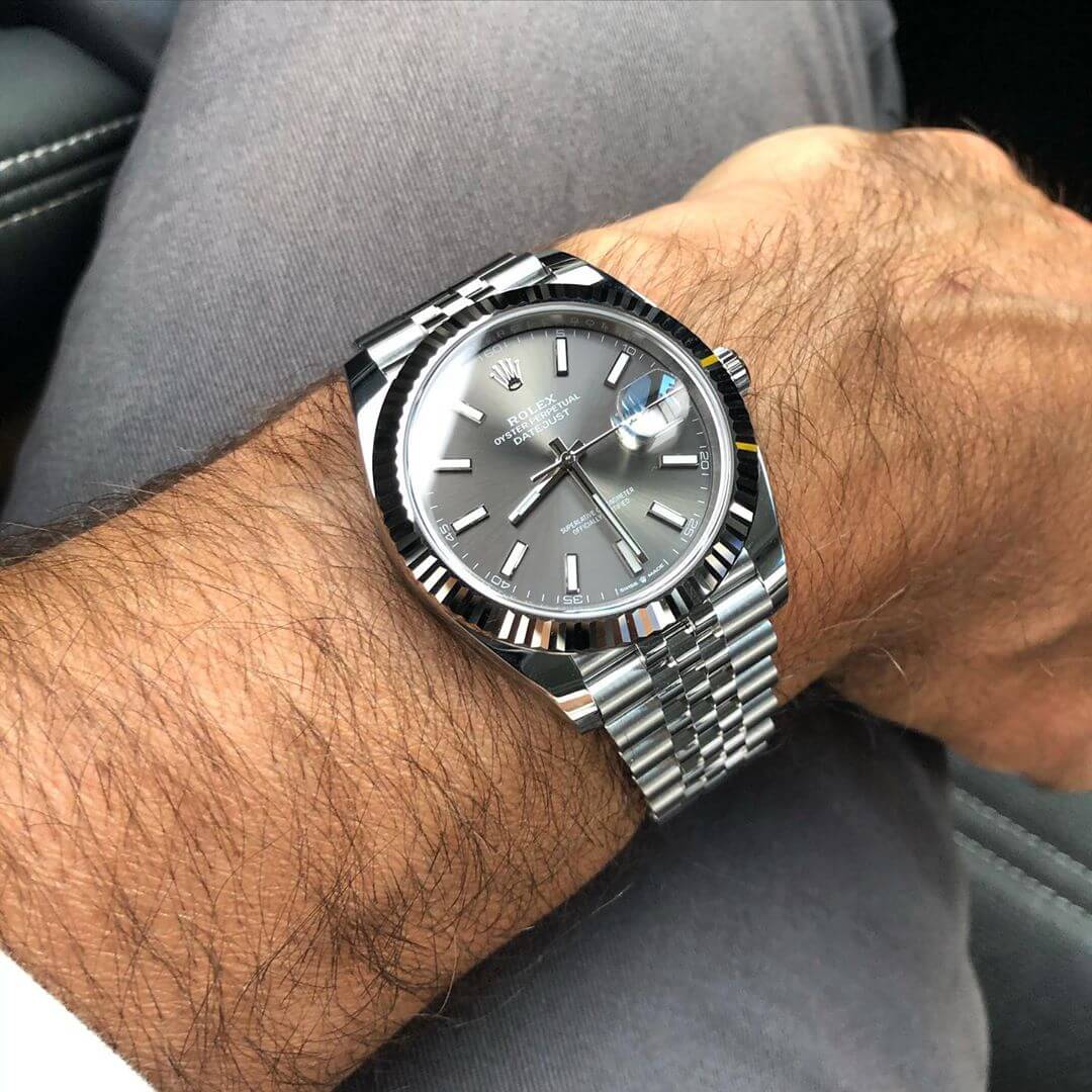 DATEJUST GRIS 126334 POUR HOMME