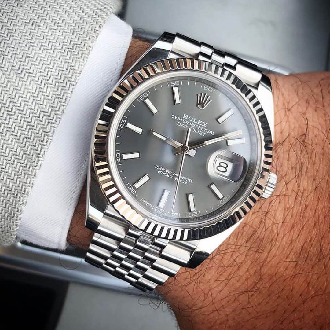 DATEJUST GRIS 126334 POUR HOMME