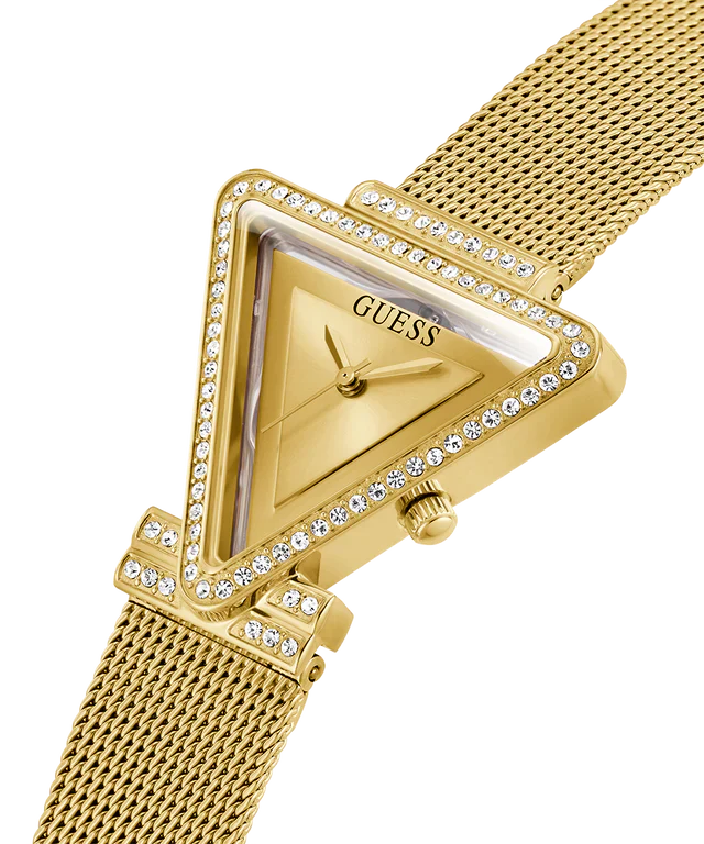 GUESS Ladies Triangle doré