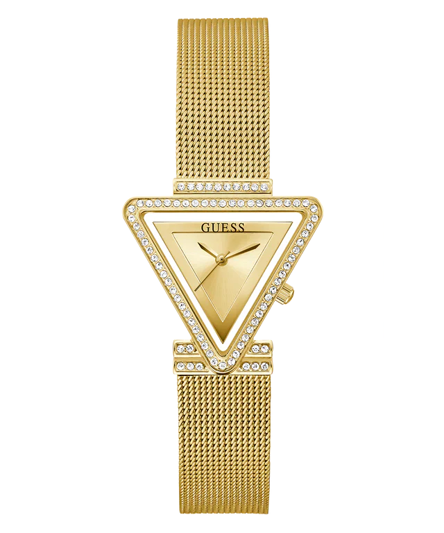 GUESS Ladies Triangle doré