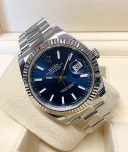 Datejust 41 Bleu Pour Homme