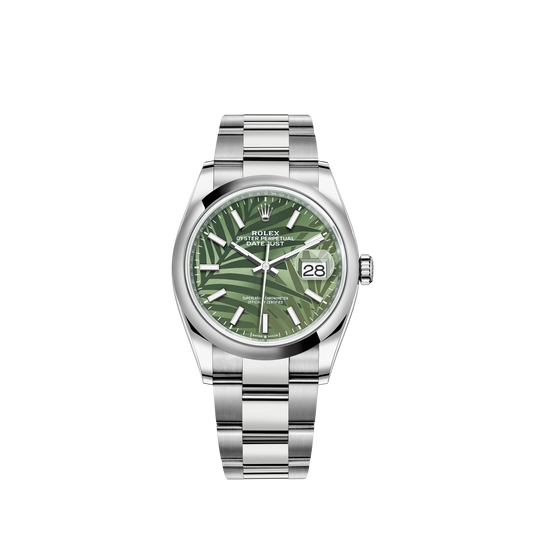 Datejust 36 mm Palmier Vert 126200 Modèle 2021